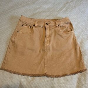 RD Style tan skirt size medium